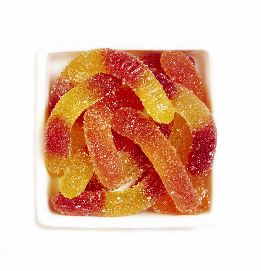 Organic Sour Gummy Worms - HunnyBon - 1
