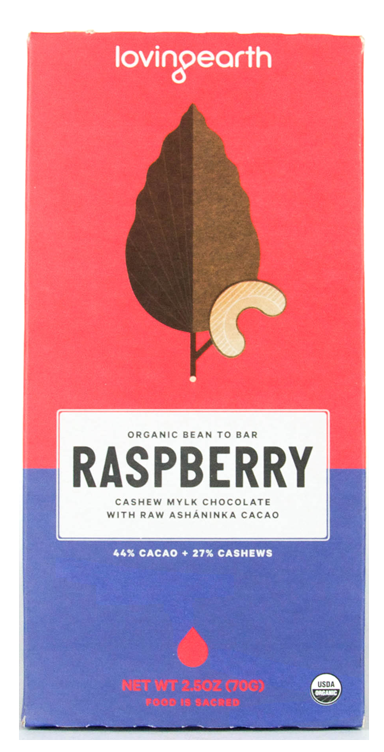 Raspberry Cashew Milk Chocolate Bar